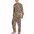 Custom Face Leopard Men's Pajamas Sleepwear Sets